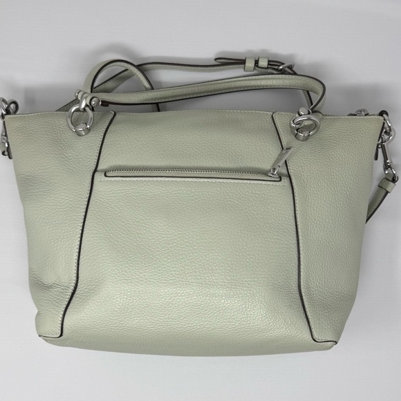 Coach Kasey Satchel Shoulder Bag with Adjustable Strap, in sage green. - Picture 2 of 6